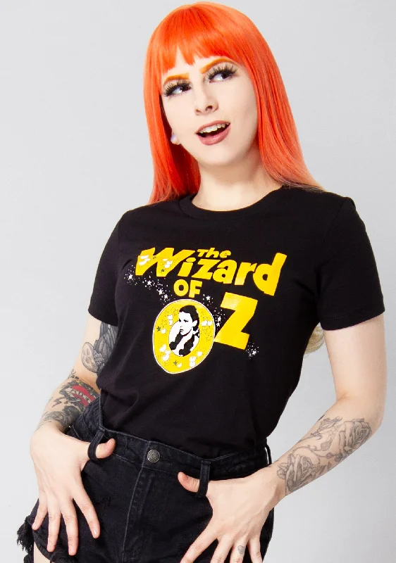 X The Wizard Of Oz Retro Logo T-Shirt Satin Fabric Silk Fabric Chiffon Fabric