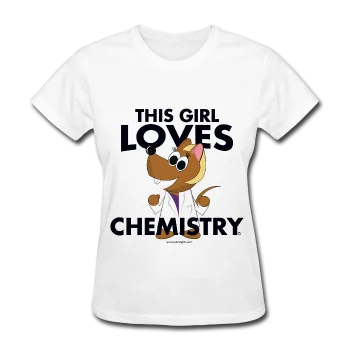 "This Girl Loves Chemistry" (blonde) - Women's T-Shirt Boxy Fit Fitted Loose