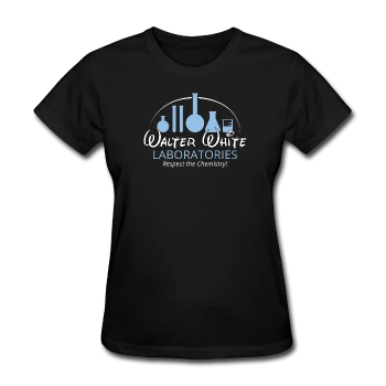 "Walter White Laboratories" - Women's T-Shirt Knit Fabric Woven Fabric Fleece Fabric