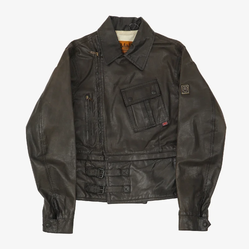 Black Prince Leather Jacket V-Neck Jacket Boat Neck Jacket Square Neck Jacket