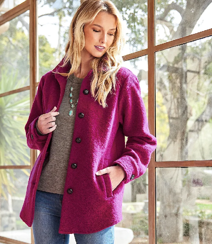 Brushed Shirt Jacket Appliqued Jacket Beaded Jacket Sequined Jacket