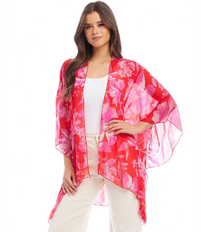 Open Front Jacket Welt Pockets Slit Pockets Flap Pockets