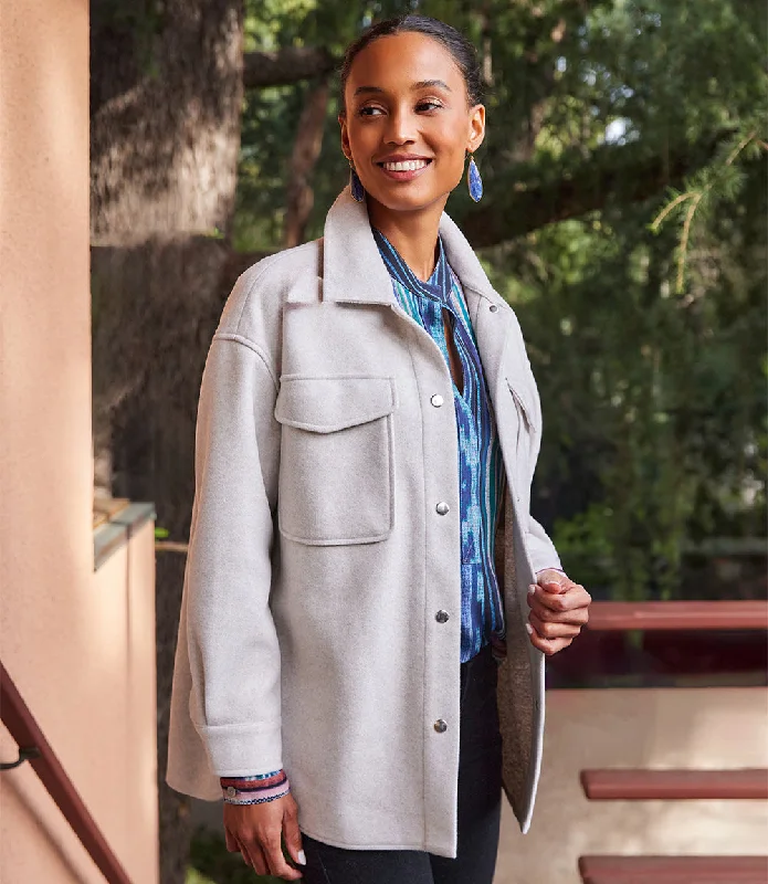 Shirt Jacket Ribbed Jacket Pleated Jacket Ruffled Jacket