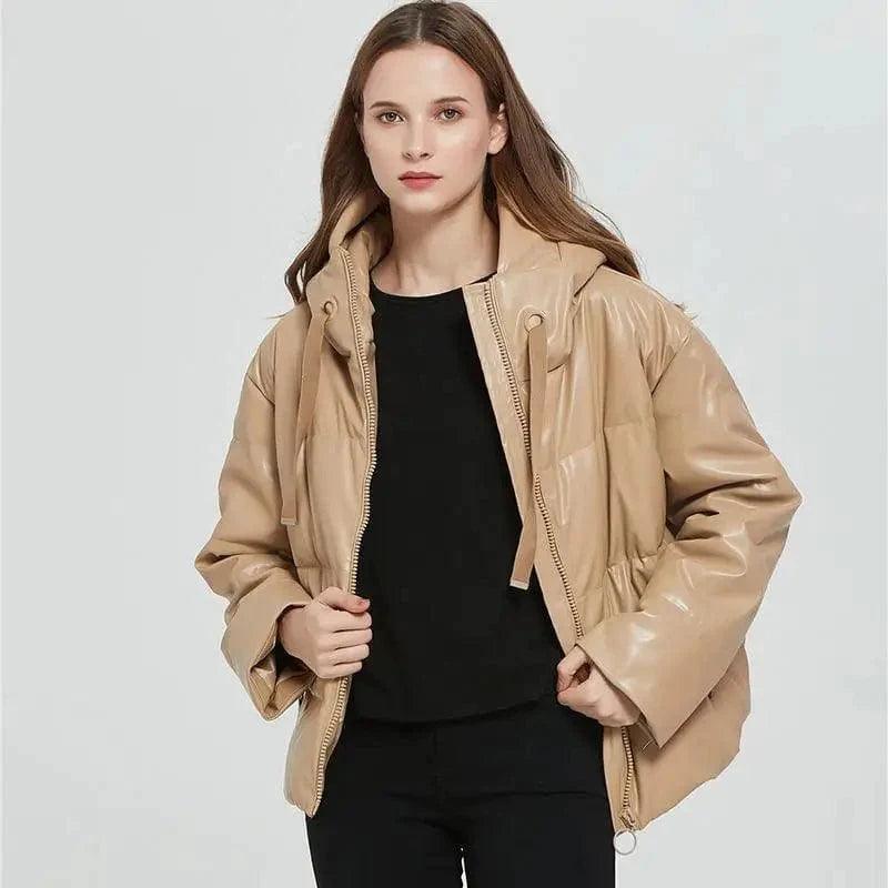 Women's hooded zipper fashion jacket Anorak Shell Jacket Lightweight Jacket