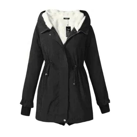 women's warm jacket Hoodie Zip-Up Jacket Button-Up Jacket