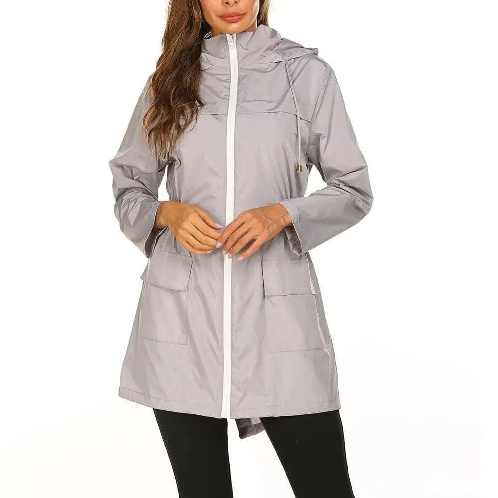 Women's Yoga Wear Hooded Jacket Bomber Jacket Anorak Windbreaker