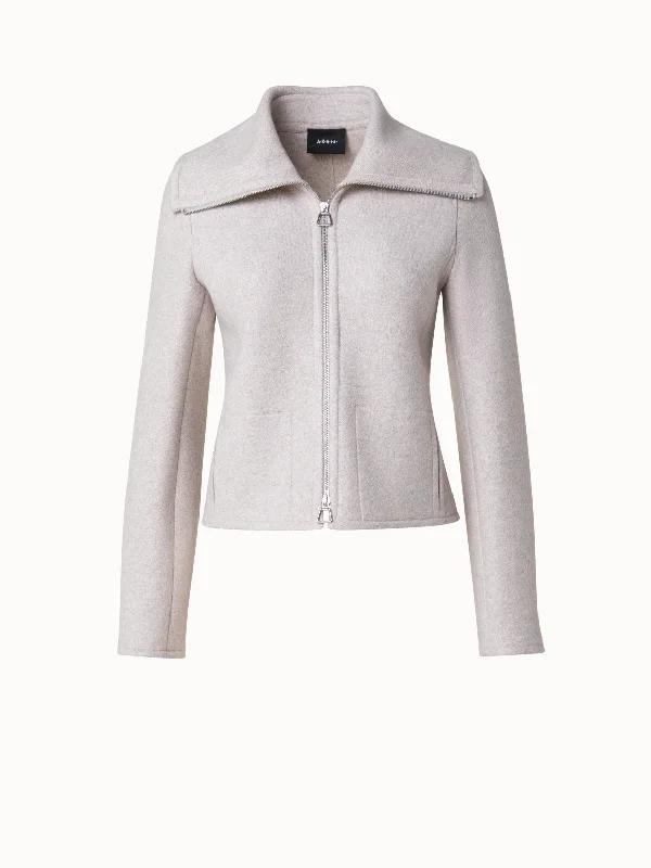 Cashmere Jacket Tailored Jacket Straight Jacket A-Line Jacket