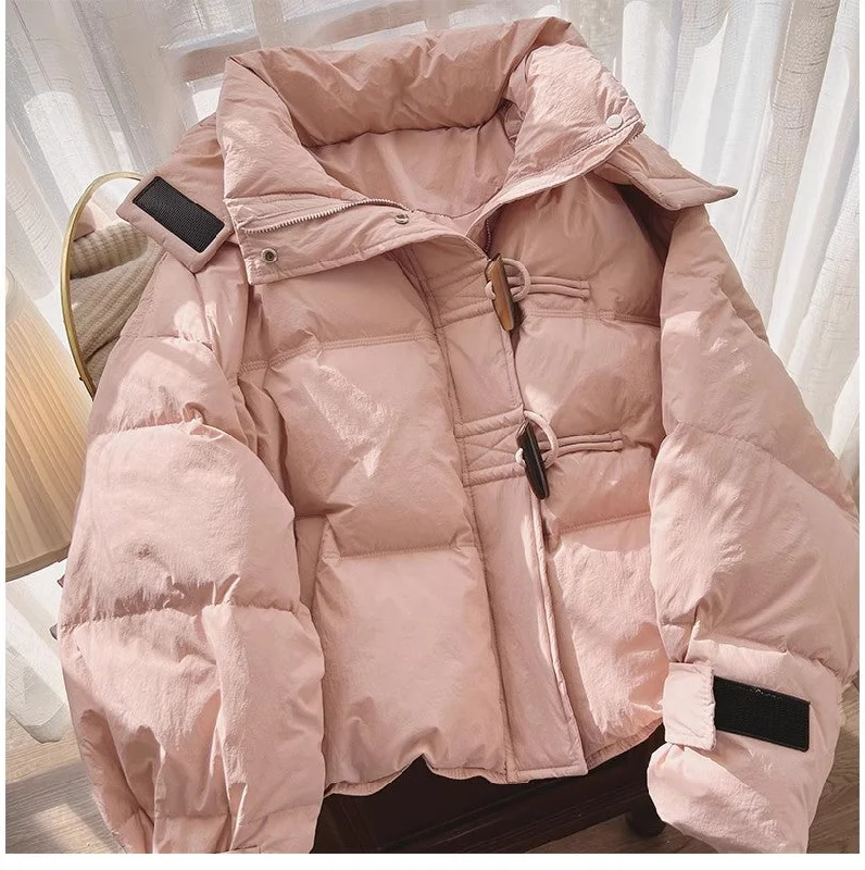 Retro Jacket Women's Winter New Loose Warm Jacket     S4930 Denim Jacket Leather Jacket Suede Jacket