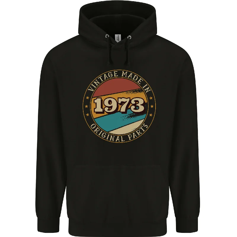 51st Birthday Vintage Made In 1973 Mens 80% Cotton Hoodie Hoodie with Print Artistic Unique 51st Birthday Vintage Made In 1973 Mens 80% Cotton Hoodie Hoodie with Print Artistic Unique