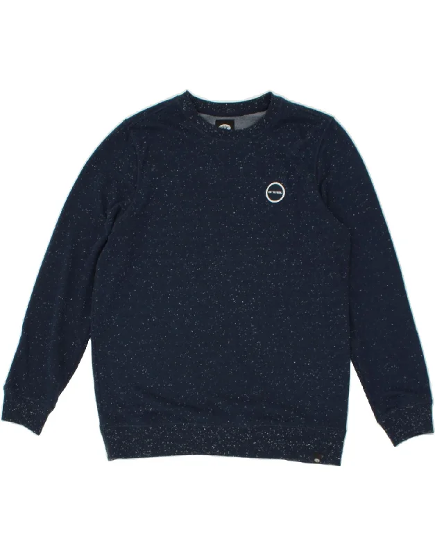 ANIMAL Mens Sweatshirt Jumper Large Navy Blue Spotted Polyester Cotton Hoodie Fleece Lining Warmth ANIMAL Mens Sweatshirt Jumper Large Navy Blue Spotted Polyester Cotton Hoodie Fleece Lining Warmth