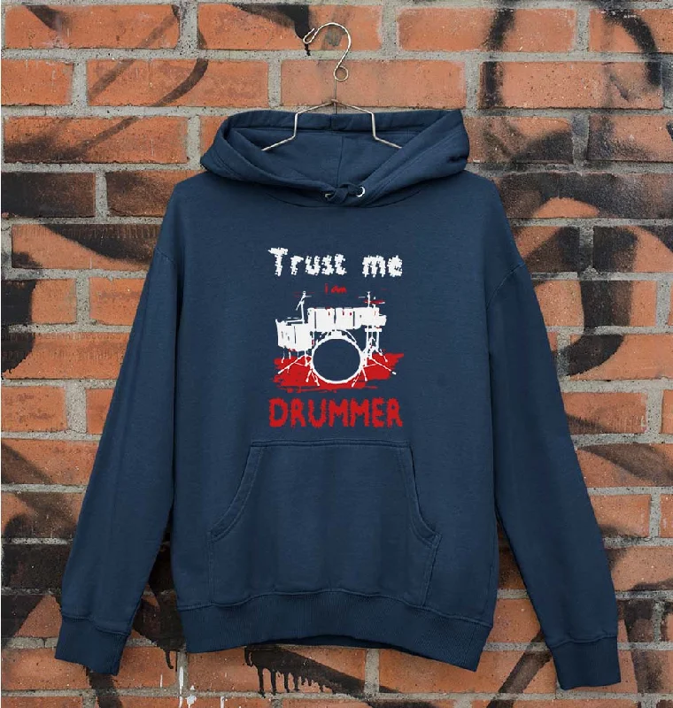 Drummer Unisex Hoodie for Men/Women Hoodie with Earth Tones Natural Calm