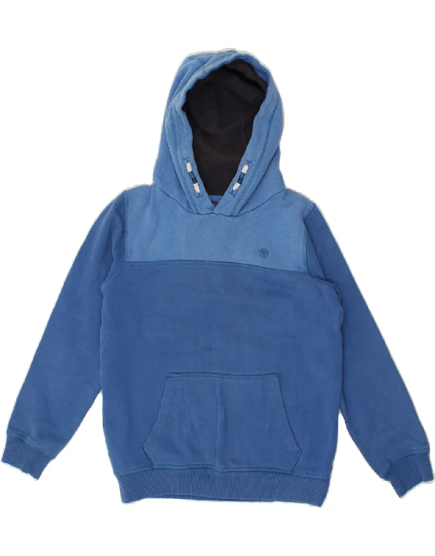 FAT FACE Boys Graphic Hoodie Jumper 10-11 Years Blue Colourblock Cotton Hooded Sweatshirt Casual Wear Street Style FAT FACE Boys Graphic Hoodie Jumper 10-11 Years Blue Colourblock Cotton Hooded Sweatshirt Casual Wear Street Style
