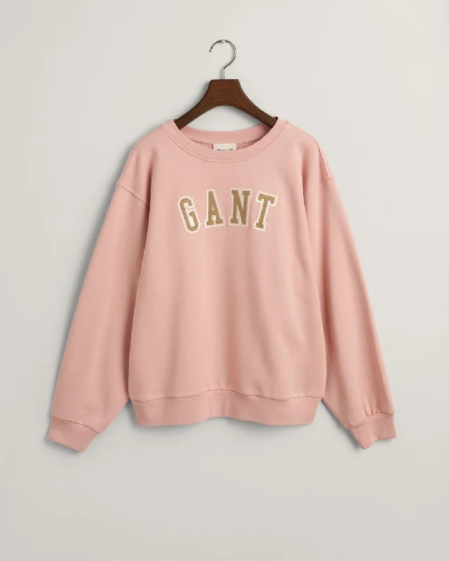 Logo Sweatshirt Hoodie with Belted Waist Structured Tailored