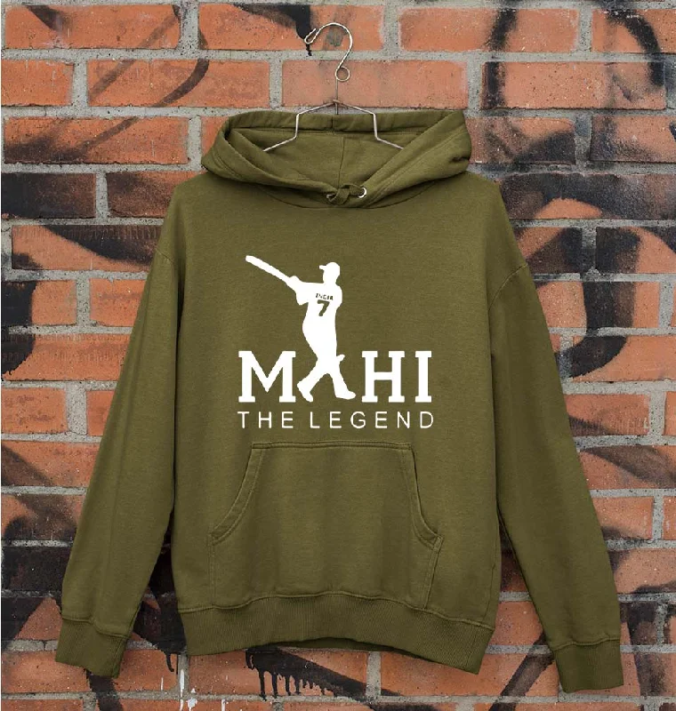 MS Dhoni (MSD) Unisex Hoodie for Men/Women Hoodie with Pattern Geometric Abstract
