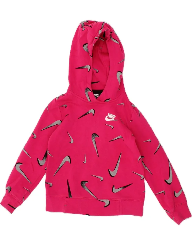 NIKE Girls Standard Fit Graphic Hoodie Jumper 7-8 Years XS Pink Cotton Hoodie with Rhinestones Sparkly Elegant NIKE Girls Standard Fit Graphic Hoodie Jumper 7-8 Years XS Pink Cotton Hoodie with Rhinestones Sparkly Elegant