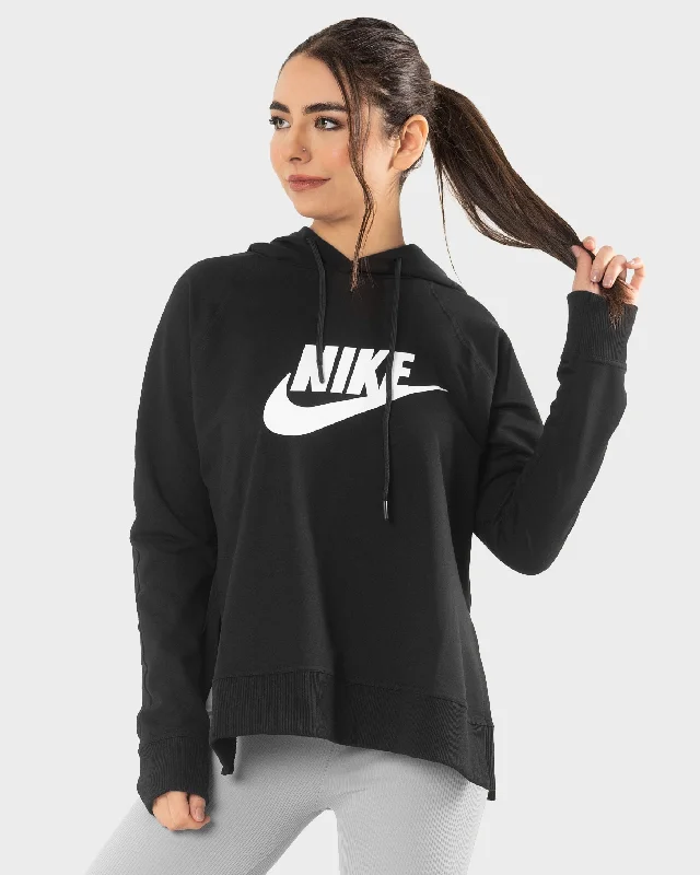 NIKE REST DAY HOODIE Hoodie with Frayed Bohemian Relaxed