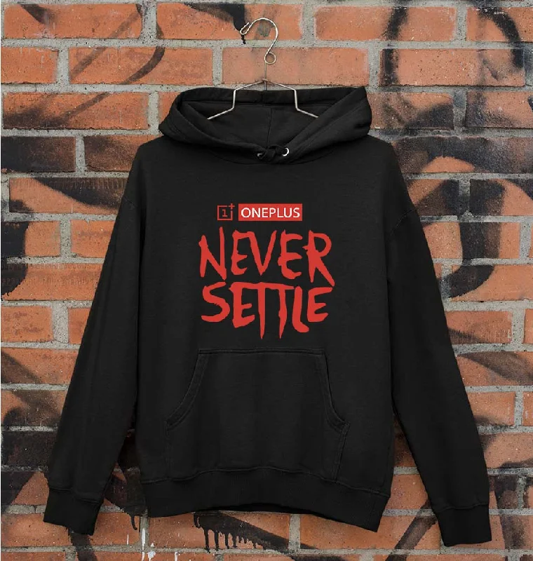 OnePlus Unisex Hoodie for Men/Women Hoodie with Snap Buttons Easy Quick
