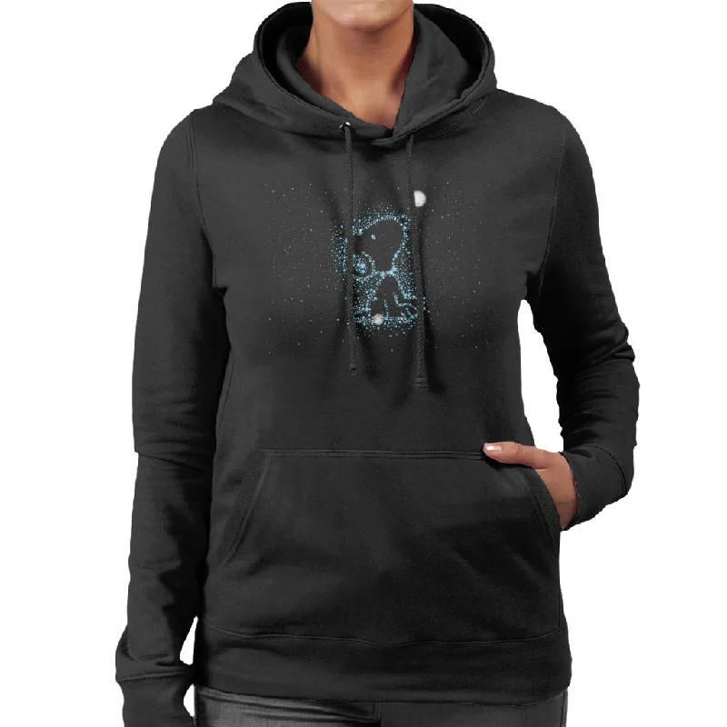 Peanuts Snoopy Astronomical Outline Women's Hooded Sweatshirt Oversized Hoodie Comfort Casual Peanuts Snoopy Astronomical Outline Women's Hooded Sweatshirt Oversized Hoodie Comfort Casual