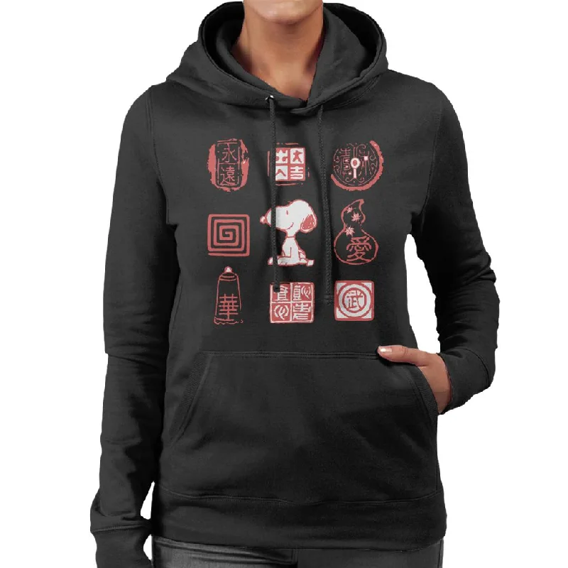 Peanuts Snoopy Sitting Alongside Antiques Women's Hooded Sweatshirt Hoodie with Ribbed Hem Stretchable Secure Peanuts Snoopy Sitting Alongside Antiques Women's Hooded Sweatshirt Hoodie with Ribbed Hem Stretchable Secure