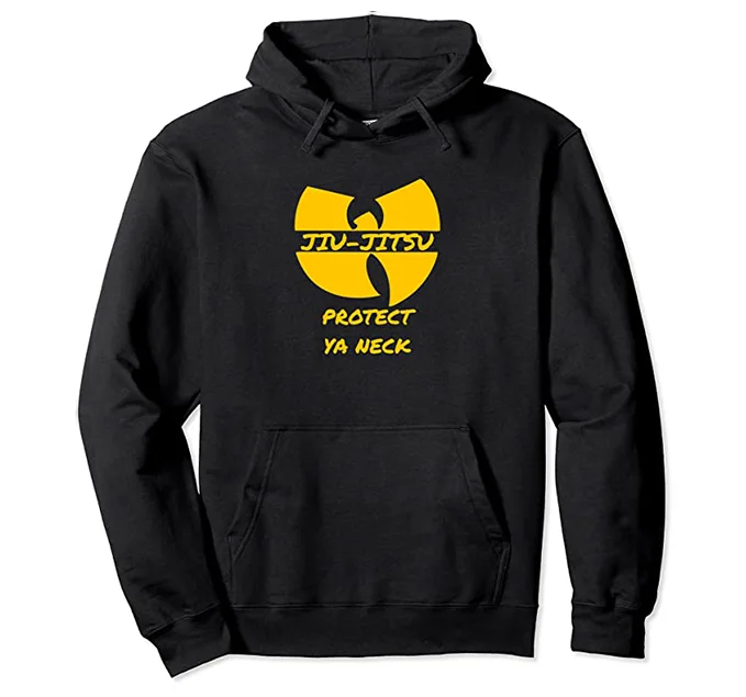 Protect Ya Neck Hoodie Hoodie with Monochrome Minimalist Simple