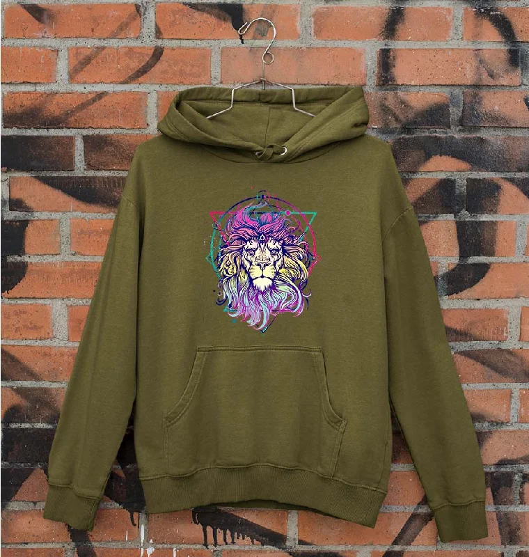 Psychedelic Lion Unisex Hoodie for Men/Women Hoodie with Batwing Sleeves Loose Dramatic Psychedelic Lion Unisex Hoodie for Men/Women Hoodie with Batwing Sleeves Loose Dramatic