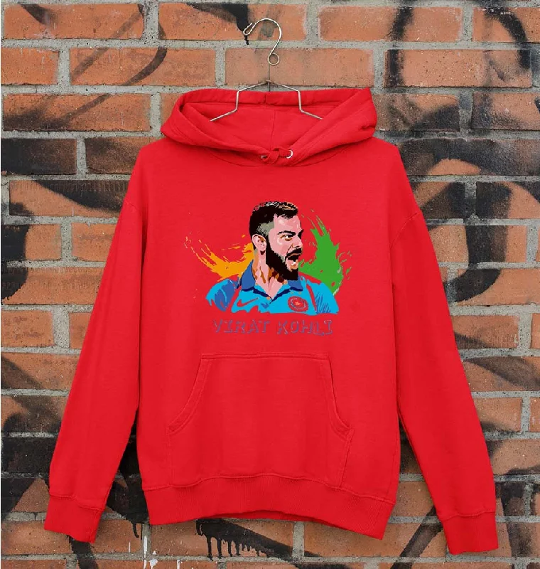 Virat Kohli Unisex Hoodie for Men/Women Hoodie with Hem Fringe Bohemian Relaxed