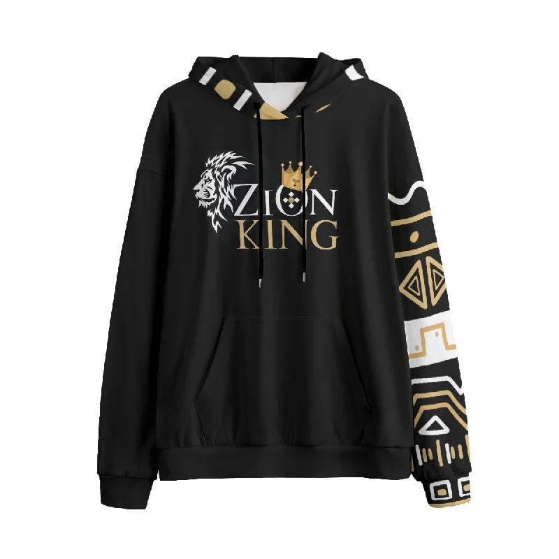 ZION KING Hoodie Hoodie Dress Longline Feminine