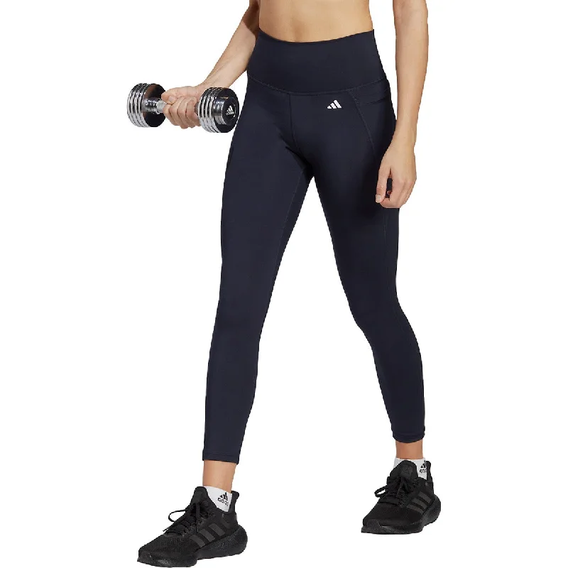 adidas Women's Optime Stash Pocket High-Waisted 7/8 Leggings Comfortable Sports Performance Tights