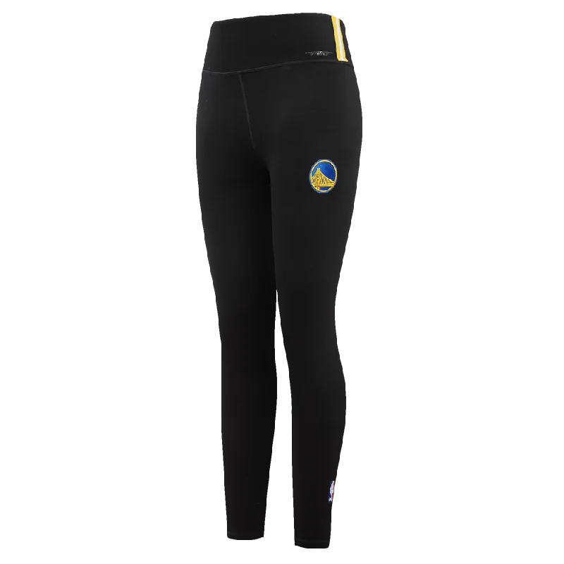 NBA GOLDEN STATE WARRIORS SCRIPT TAIL WOMEN'S HW JERSEY LEGGING (BLACK) Comfortable Leggings with Pockets NBA GOLDEN STATE WARRIORS SCRIPT TAIL WOMEN'S HW JERSEY LEGGING (BLACK) Comfortable Leggings with Pockets