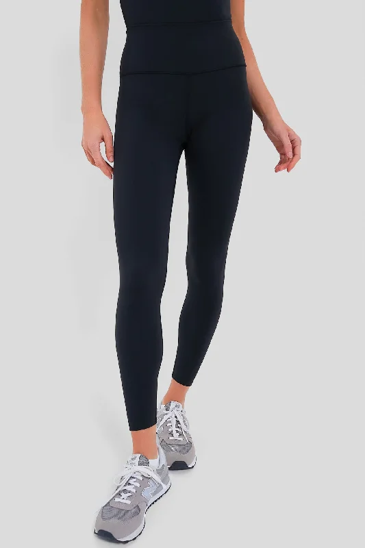 Black High Rise Compression MacKenzie Legging Trendy Spandex Leggings