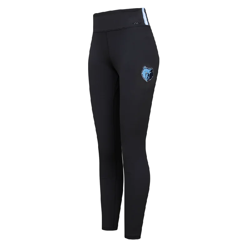 NBA MEMPHIS GRIZZLIES CLASSIC WOMEN'S LUX LEGGING (BLACK) Stylish Colorful Activewear Leggings