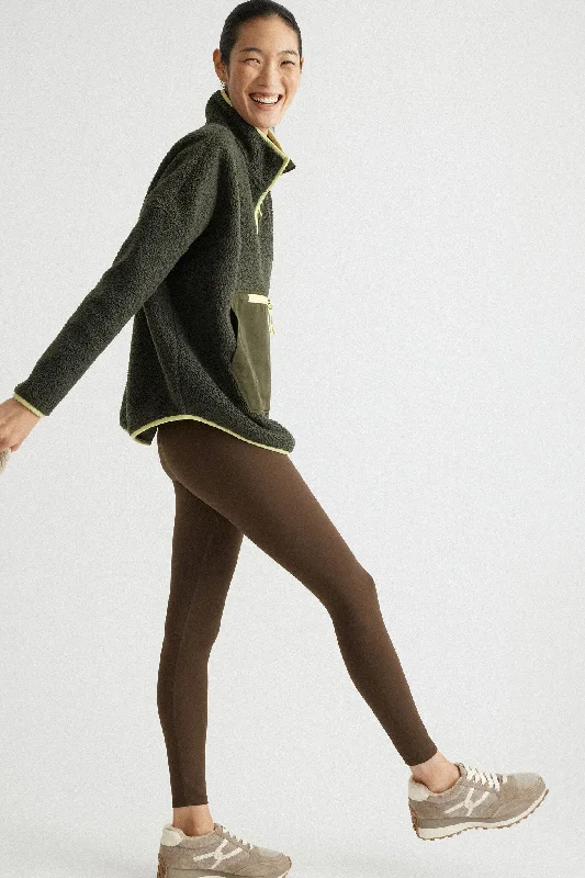 Chocolate Brown High Rise Compression MacKenzie Legging Fashionable Solid Color Tights Chocolate Brown High Rise Compression MacKenzie Legging Fashionable Solid Color Tights