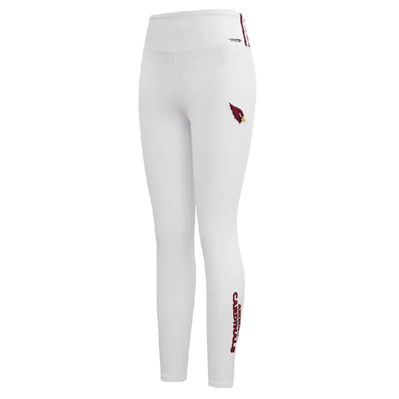 NFL ARIZONA CARDINALS CLASSIC WOMEN'S JERSEY LEGGING (WHITE) Stylish Printed Stretch Leggings