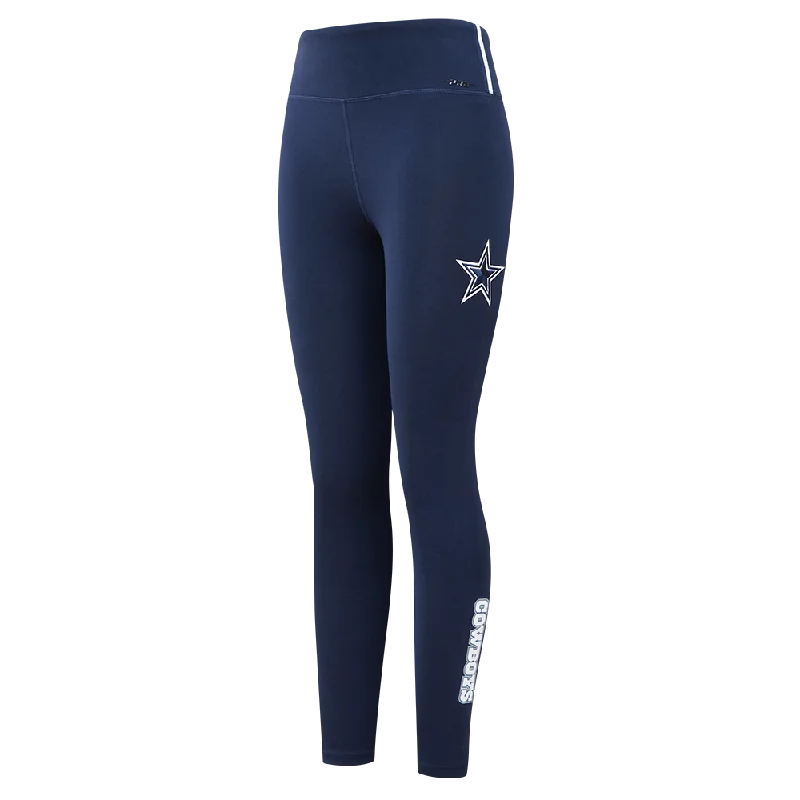 NFL DALLAS COWBOYS CLASSIC WOMEN'S JERSEY LEGGING (MIDNIGHT NAVY) Stylish Printed Sport Leggings