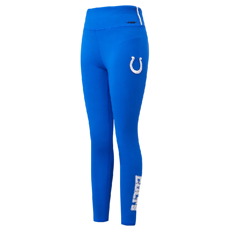 NFL INDIANAPOLIS COLTS CLASSIC WOMEN'S JERSEY LEGGING (ROYAL BLUE) Elegant Casual Fit Leggings
