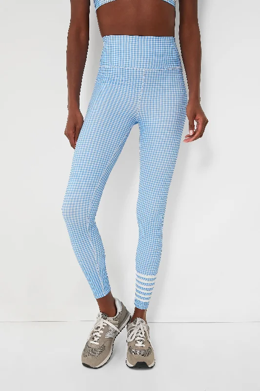 Gingham Everyday Leggings Fashionable Printed Legging Pants