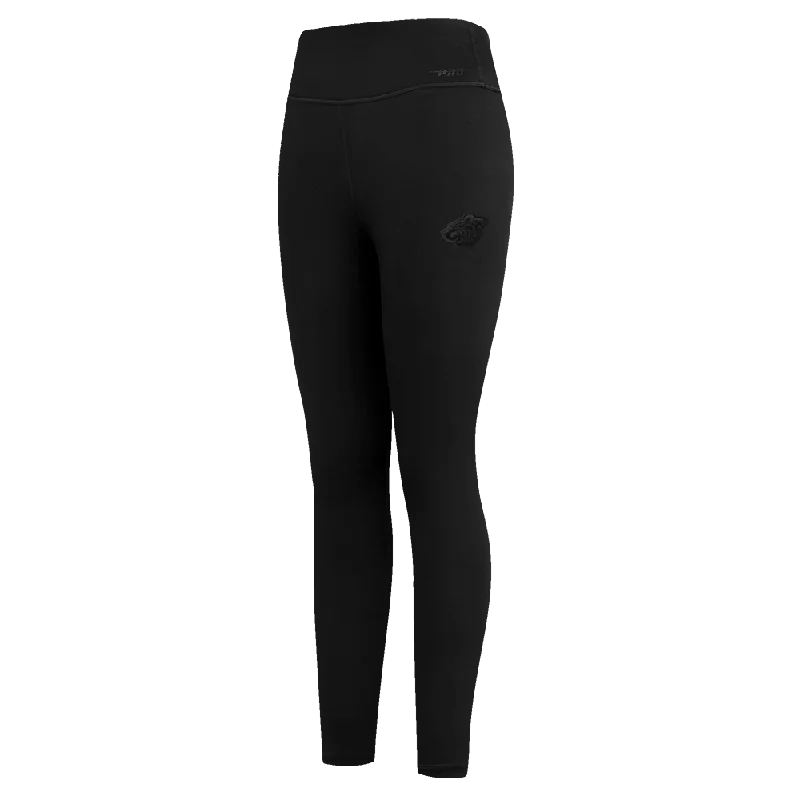 NHL MINNESOTA WILD NEUTRAL WOMEN'S JERSEY LEGGING (BLACK) Comfortable Sports Performance Tights