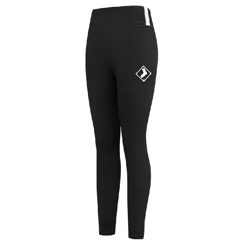 MLB CHICAGO WHITE SOX MASHUP WOMEN'S JERSEY LEGGING (BLACK) Elegant Embellished Leggings MLB CHICAGO WHITE SOX MASHUP WOMEN'S JERSEY LEGGING (BLACK) Elegant Embellished Leggings