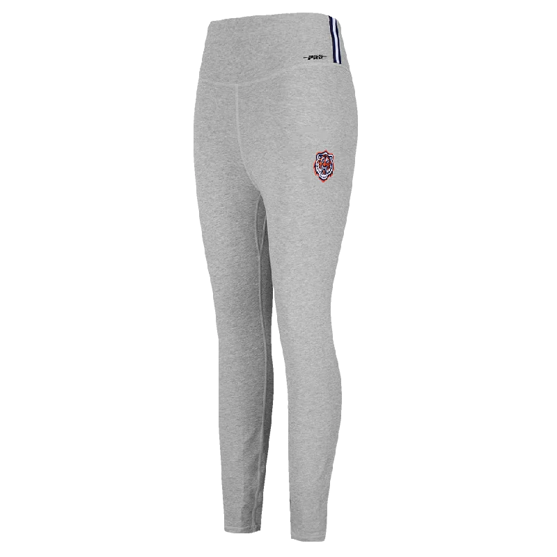 MLB DETROIT TIGERS MASHUP WOMEN'S JERSEY LEGGING (HEATHER GREY) Stylish Patterned Active Leggings