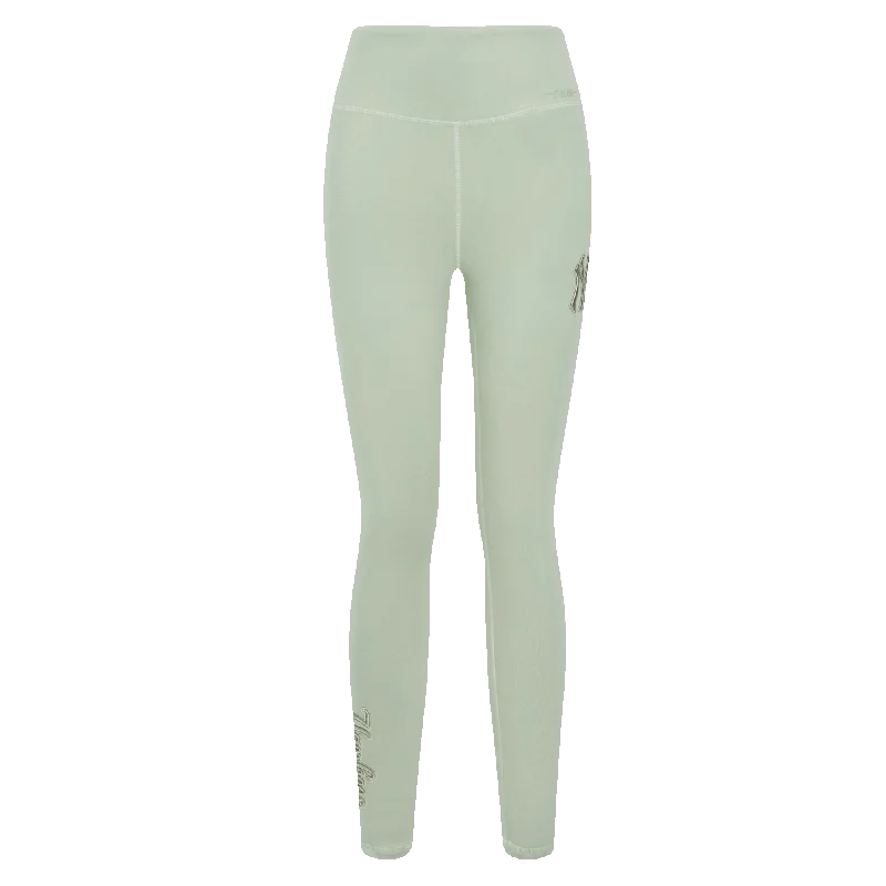 MLB NEW YORK YANKEES NEUTRAL WOMEN'S JERSEY LEGGING (MOSS) Stylish Athletic Wear Leggings