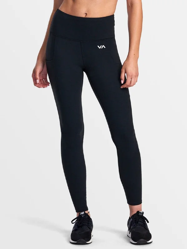 Va Essential Pocket legging Elegant Satin Finish Leggings