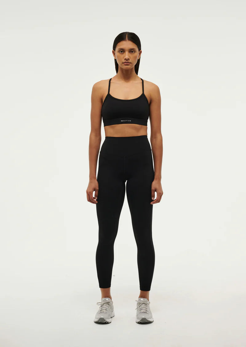 Women's P.E Nation Freeplay 2 Full Length Black Legging Stylish Sweatproof Leggings