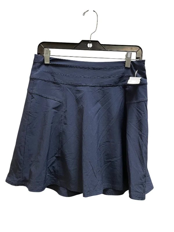 Athletic Skirt By Athleta In Blue, Size: 2 ruffled skirt detail