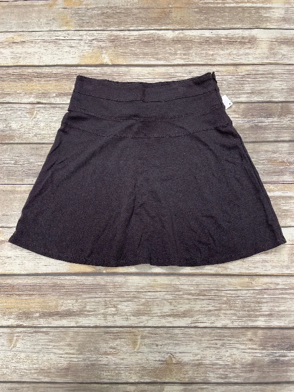 Athletic Skirt By Athleta In Brown, Size: 10 chiffon skirt lightweight