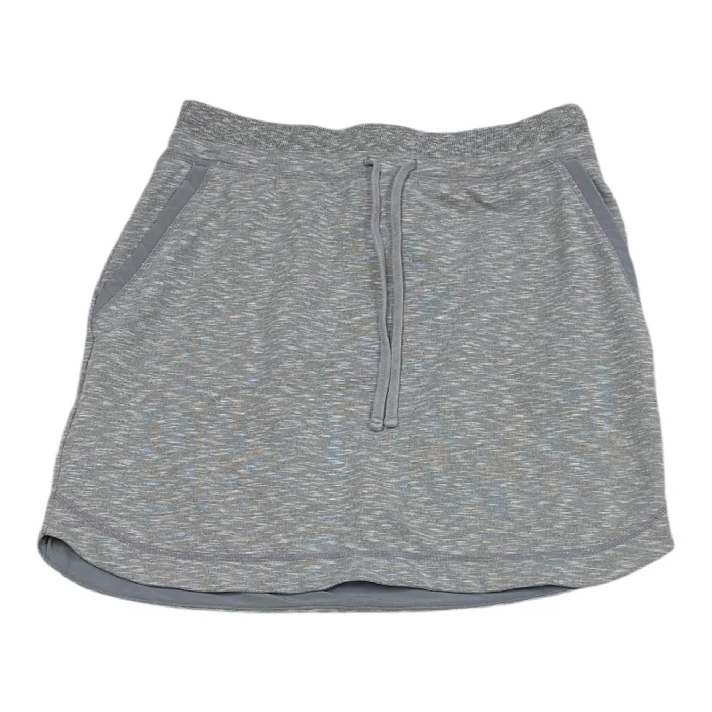 Athletic Skirt By Athleta In Grey, Size: M wool skirt sturdy