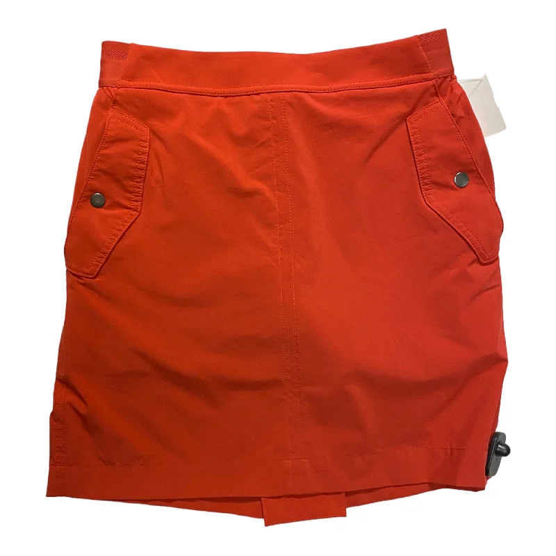 Athletic Skirt By Athleta In Red, Size: 6 chiffon skirt delicate