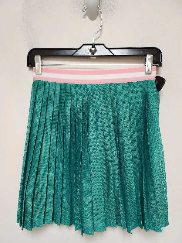 Athletic Skirt By J. Crew In Green, Size: Xxs leather skirt durable