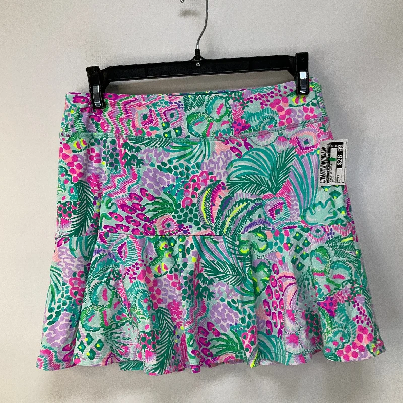 Athletic Skirt By Lilly Pulitzer In Multi-colored, Size: Xs silk skirt lustrous