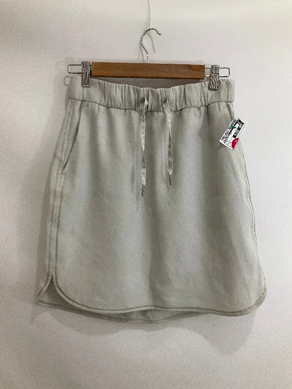 Athletic Skirt By Lululemon In Beige, Size: 6 lace skirt intricate