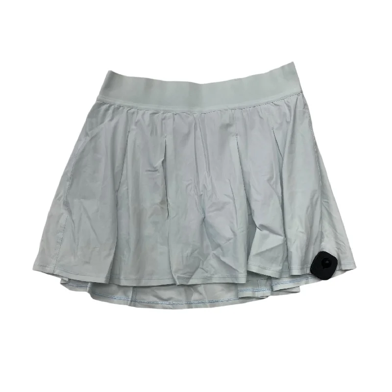 Athletic Skirt By Lululemon In Blue, Size: 8 denim skirt casual